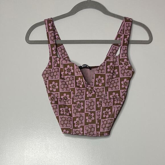 Brown and Pink Floral Set - Picture 3 of 5